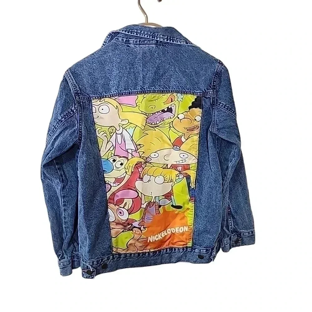 NICKELODEON Rugrats Denim Oversized jacket. Size small - Picture 5 of 9